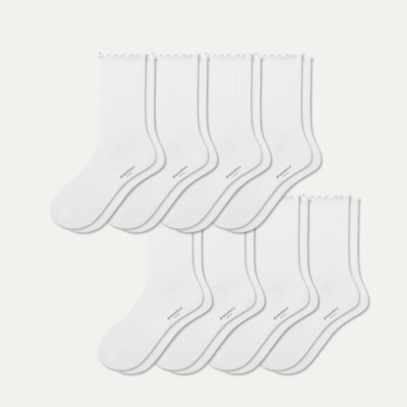 NWT Bombas Women's Ruffle Sock 8-Pack | Size Medium (US 8-10.5) | NEW - Picture 1 of 4